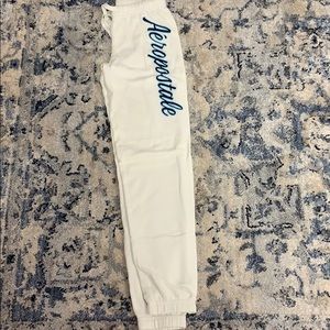 White Aeropostale Sweatpants